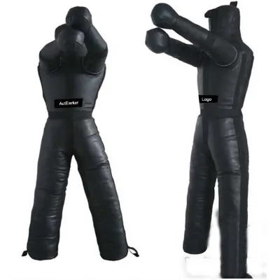 High Quality PU Leather Grappling MMA Wrestling Dummy 163cm 173cm 183cm 193cm