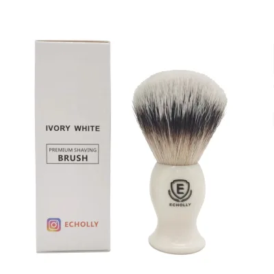 Customized Logo Mens Shaving Brush Echolly Vegan Fast Lather Shave Shaving Brushes for Men