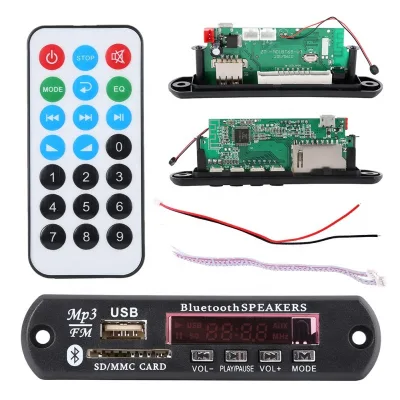 USB Radio MP3 Decoder Board SD Card Slot FM Wireless Audio Module