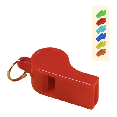 Custom Wholesale Sports Safety Whistles Lanyard Loud Crisp Sound Whistles Plastic Basketball Sports Whistle
