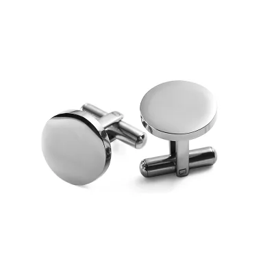 Factory Custom Blank or Custom Your Own logo Brass Cufflinks Fit Suit Shirt Cufflinks for Men's Shirts