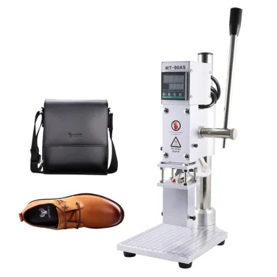 Small Leather Shoe Logo Engraving Branding Embossing Stamping Machine