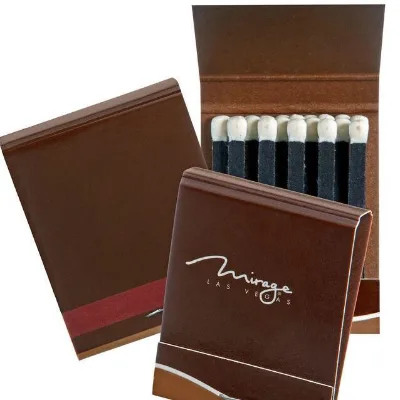 Luxury Lower MOQ Eco-Friendly Home Decor Matchbook Custom Personalized Decorative Safety Bulk Holder Book Match White