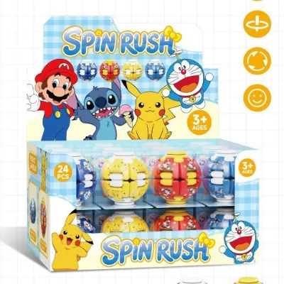 Colorful Glowing Plastic Unisex Fingertip Spinner Stress-Relief Educational Toy Youth (15-35 Years Old)-Wholesale Available