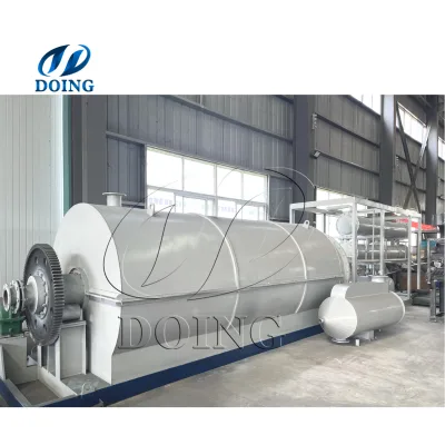 Batch Type Pyrolysis Machine Waste Tyre Recycling Crude Oil Pyrolysis Plant Hot Sale Plant