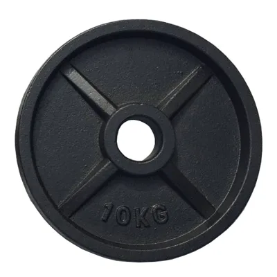Black or Gray Painting Cast Iron Weightlifting Weight Plate