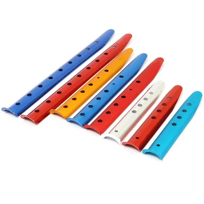Lightweight Aluminum Tent Stakes Pegs for Camping Hiking Backpacking Boating Picnics Canopies-for Beach Sand U-Shaped Anchor