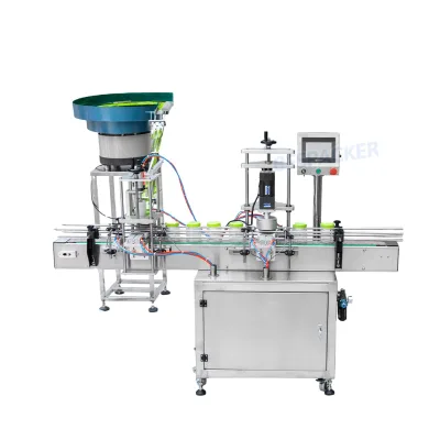 QDX-1 Automatic Feeding Bottle Capping Machine for Plastic Glass Beverages Manual/ Electric/ Mechanical Driven 1 Year Warranty