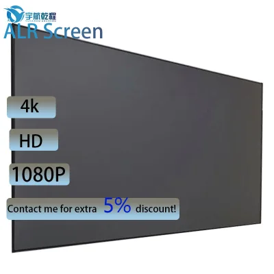 Fixed Frame Screen Grey Crystal Entrant Sound 4K HD ALR Crystal Anti Light Projector Screen 120 Inch Home Theater