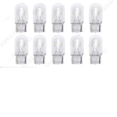 Car Halogen Bulb 7440 1881 T20 12V/21W Clear Glass DRL Stop Light Tail Lights Daytime Running Light