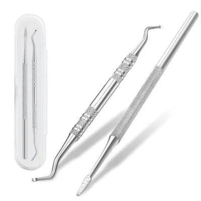 Wholesale  Ingrown Toenail Correction Professional Tool Kit Nail Corrector Straightener Strip Stainless Steel Lifter