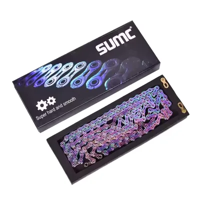 SUMC 116 Links Bicycle Chain 9/10/11/12 Speed EL Chains for Mountain Road Bike Use