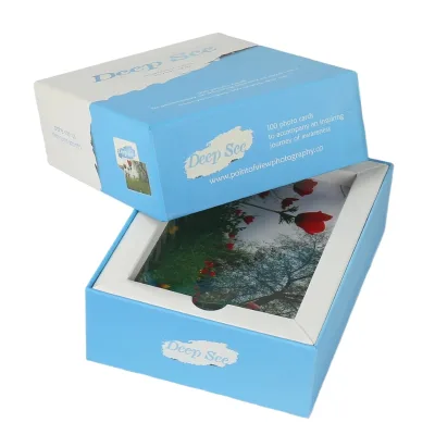 Manufacturer Custom Logo Printing Landscape Flash Card Set Kids Educational Paper Collecting Scenery Photos From All Over World