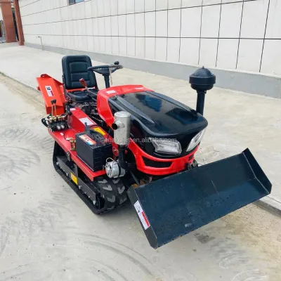 Multi-Function Rural Management Mini Crawler Tractor 35HP with 5 Types Implements