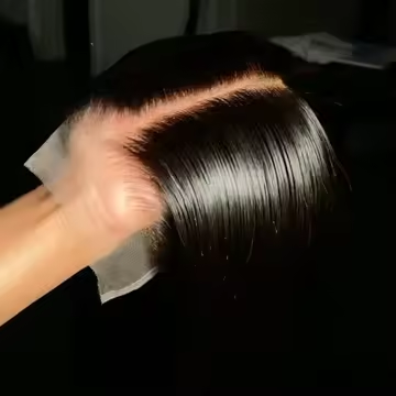 Daily Used Raw Virgin Hair Replacement Toupee for Women Hande Tied Clip in Soft Natural Human Hair Topper Silk Base
