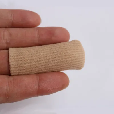 Ollas Toe Separator Cuttable Fabric Finger Protector Open Toe Tubes Sleeve