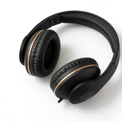 Headphones Over Ear Wired Headphones with Soft Ear Pads and Foldable Headband Made in China