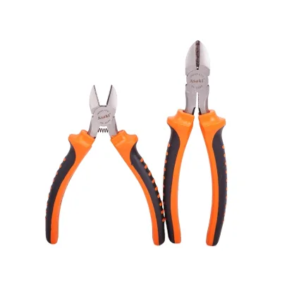 AK-8096 Hot Selling Diagonal-cutting Pliers Carbon Steel Pliers Tool with Plastic Handle