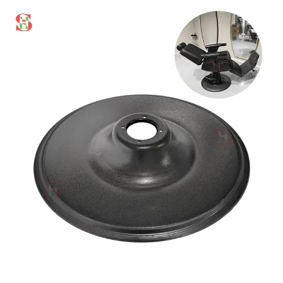 Shenghui European High-end Heavy-duty Sand Black Styling Chair Accessories Barber Chair Round Base