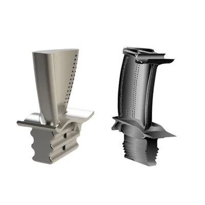 Custom Single Crystal Casting Turbine Blade CMSX-6 Reverse Engineered for GE LM6000