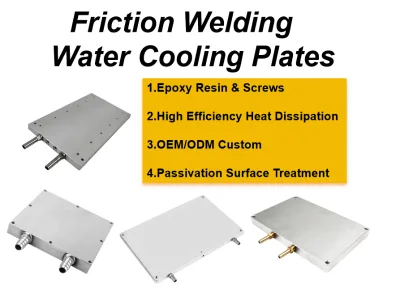 OEM/ODM Custom ServiceLiquid Cold Plate Heat Sink Passivation Aluminum Block Water Cooling Plate