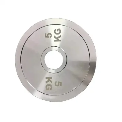 Electroplating Steel Weight Plate Fully Calibrated Steel Weight Plates for Cross, Strength, and Lift Training