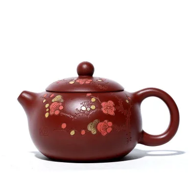 Yixing Purple Clay Teapots Authentic Dahongpao Xishi Tea Pot Filter Kettle Handmade Boutique Zisha Tea Set