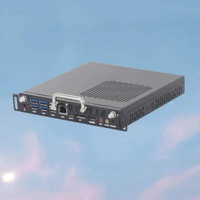 H310 OPS Module for Digital Signage & Kiosk I3 7th Gen DDR4 16GB+256GB Support Windows 11 4K Output One Key Recovery System