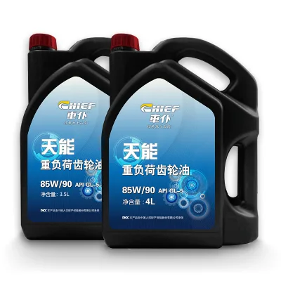 Heavy Duty 85W90 and 85W140 Gear Oil API GL-5 Transmission Fluids for Large Machines