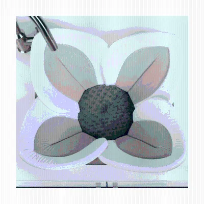Non Slip Washable Baby Bath Cushion Soft Baby Flower Bath Mat New Born Baby Sink Bath Cushion