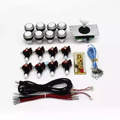 Factory Wholesale DIY arcade cabinet set arcade game parts zero delay push buttons & joysticks