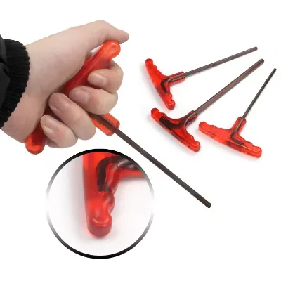 Custom T Shape Spanner Key T10 T15 Steel Plastic T Handle Repair Hand Tool Torx Key Torx Wrench