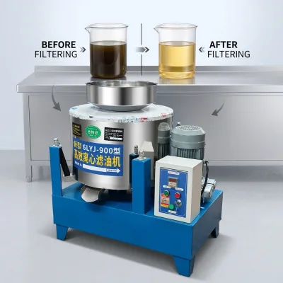 Full-Capacity Centrifugal Oil Filter Machine Adopting Advanced Centrifugal Separation Tech for Bulk Edible Oil Treatment