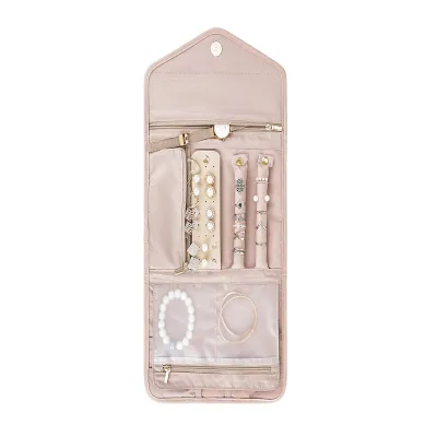 Travel Jewelry Storage Bag Roll Folding Jewelry Box