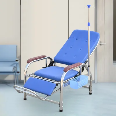 Comfortable Hospital Metal Infusion Chairs Customizable With Iv Pole Professional Vein Infusion Chair Durable Medical Treatment