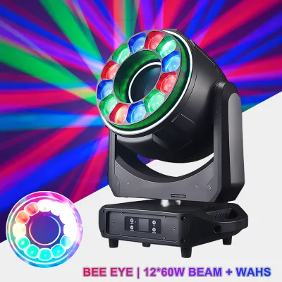 800W LED CTO Bee Beam Gobo Wash Light New Design Multifunctional DMX Moving Heads Stage Lights with RGBW Emission New LED Circle