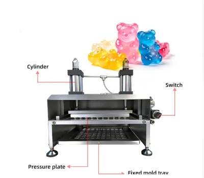 Bear Gummy Mold Machine, Chocolate Mold Machine with Silicone Molds