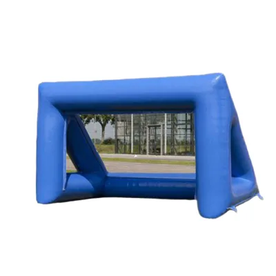 Simple Portable Outdoor Football Shooting Frame Football Shooting Training Inflatable Football Frame for Kids