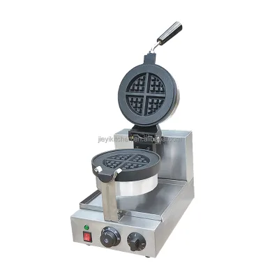Customized Stainless Steel Waffle Maker Snack Food Machinery Commercial Waffle Machine for Sale