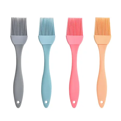 USSE Food Grade Kitchen Tools Oil Brush Silicone Bbq Brush, Custom Silicone Basting Pastry Grill Bbq Oil Brush
