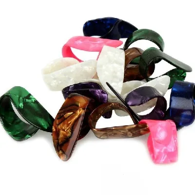 Celluloid Guitar Thumb Pick Guitar Finger Cover Thumb Cover Index Finger Cover for Guitar Finger-picking Finger Cover Wholesale
