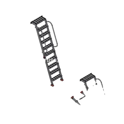 Dragon Roof Access Ladder with Platform for Outdoor Aluminium Mobile Scaffold Tower with Multi Purpose