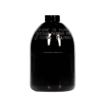 For Aluminum High Pressure CO2 Gas Tank 13-62ci 3000psi ISO7866 TPED Certified 5/8-18UNF Thread
