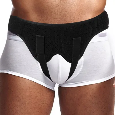 Sports Protection for Male Female Hernias Compression Band Oblique Band Inguinal Fixation Band-Elastic Foam & Nylon