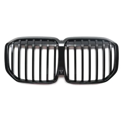 For New X7 G07 G67 2022-2023 Models Modified Single-line Glossy Black Middle Grille OLIVER Fitment