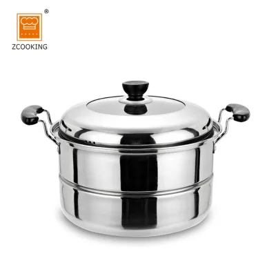 Large Aluminum Cooking Pot Handles Double Boiler Pot