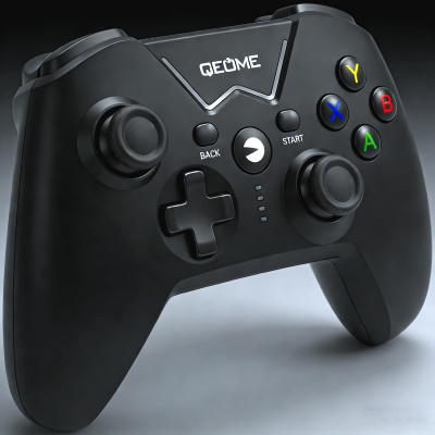For 360 Wired Ergonomic Gaming Controller Plug & Play-3D Joystick Dual Vibration Console/PC Windows Anti-Slip Gamepad