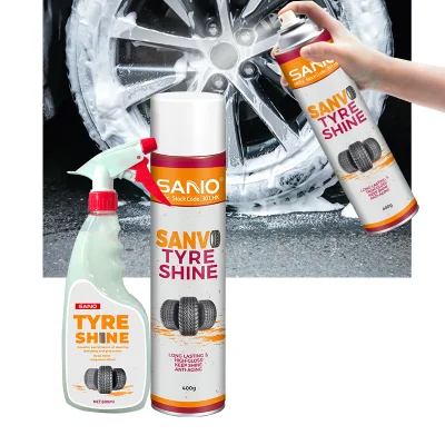 Brake Dust Repellent Gel Wheel Cleaner Wax With Rim Shield Pray-On Tire Shine and Rim Brightener Professional Wheel Finish Wax