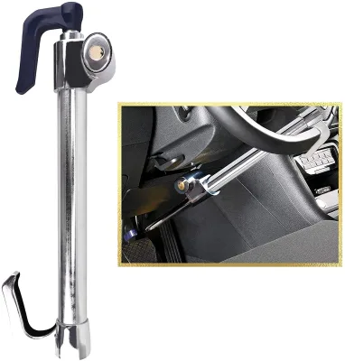 Metal Automobile Universal Solid Hook Lock Convenient and Durable Steering Wheel Clutch Double Hook Lock
