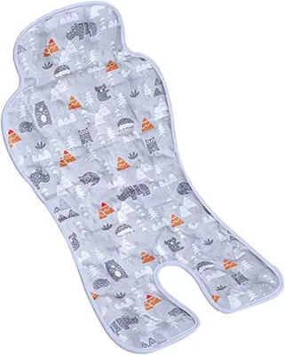Baby Stroller Mat Ice Cushion Baby Stroller Safety Seat Mat Children's Dining Chair Ice Bead Mat Summer Universal